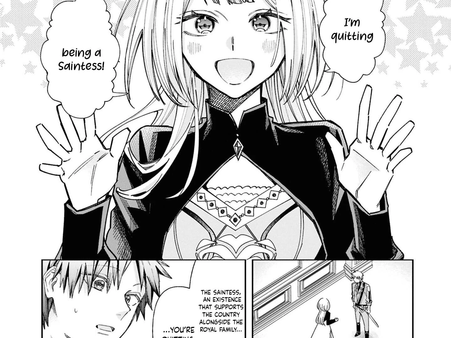 Otsukare Seijo wa Goei Kishi to Toubou Seikatsu wo Mankitsu suru ~Kondo wa Seijo wo Yamete Mimasu!~ Chapter 1 page 18 - 