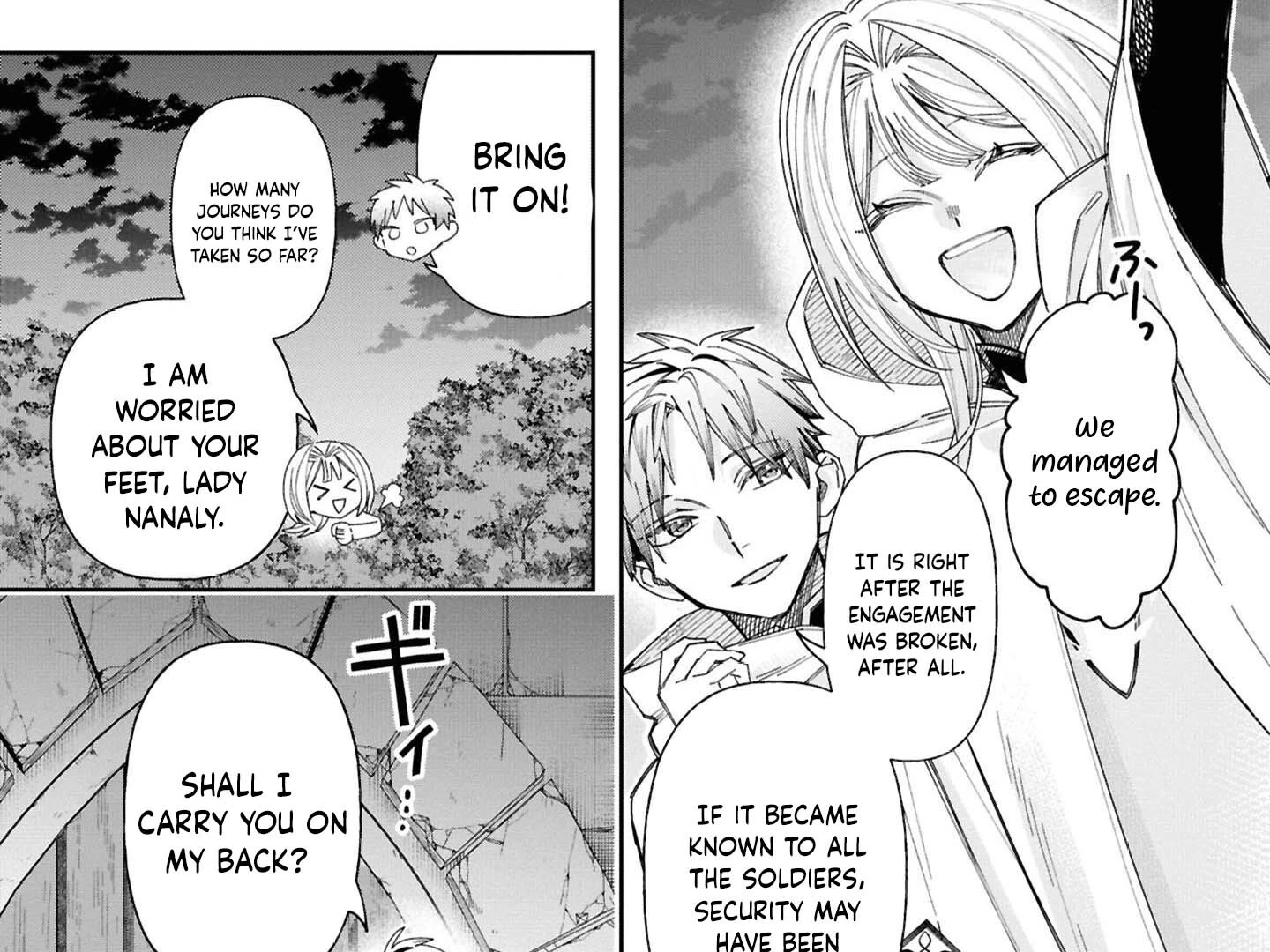 Otsukare Seijo wa Goei Kishi to Toubou Seikatsu wo Mankitsu suru ~Kondo wa Seijo wo Yamete Mimasu!~ Chapter 1 page 34 - 