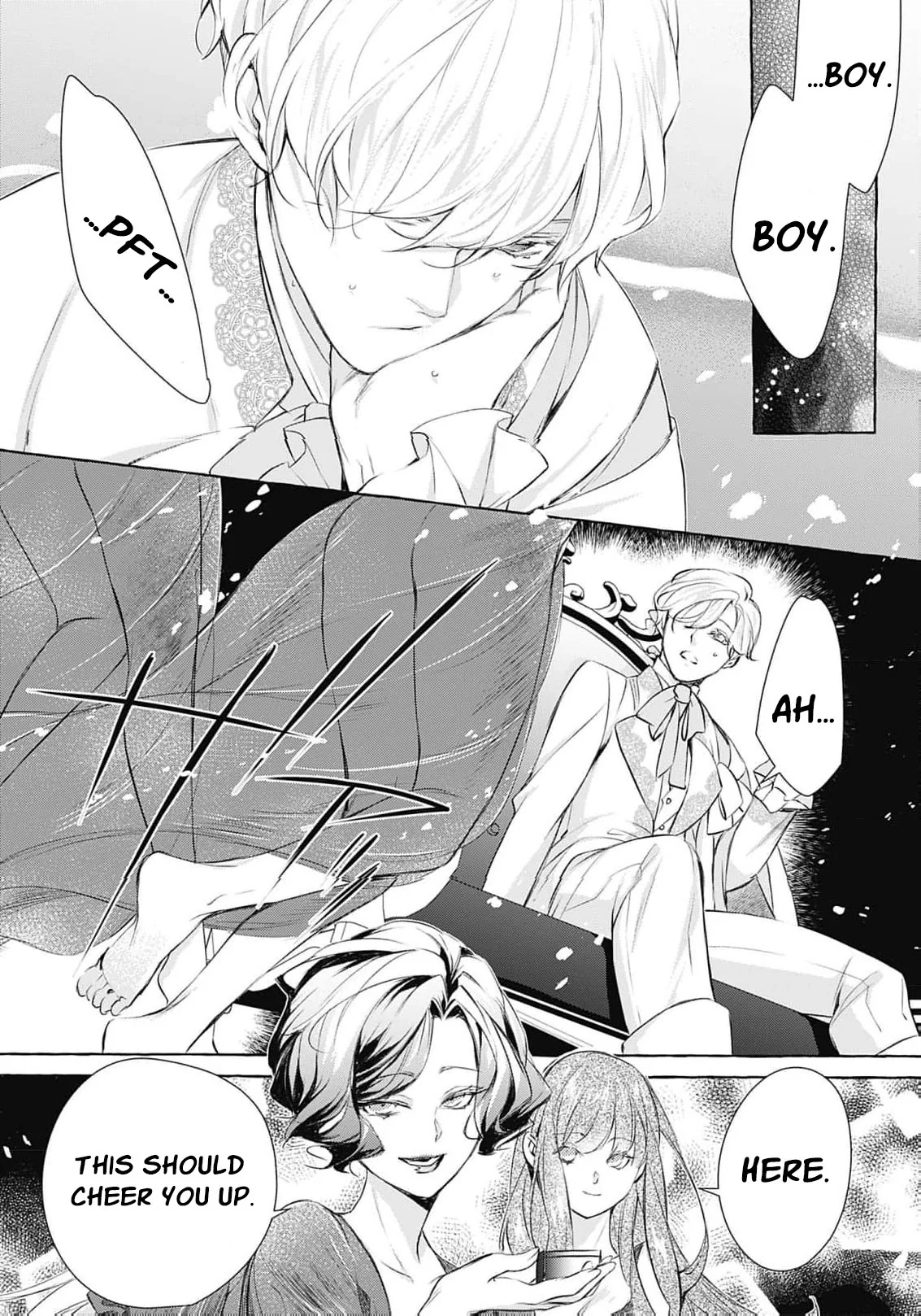 Ouji-sama wa Inma no Torikaekko deshita Teishuku na Reijou wo Dame ni Suru Nyoro no Yuuwaku Chapter 11 page 5 - 