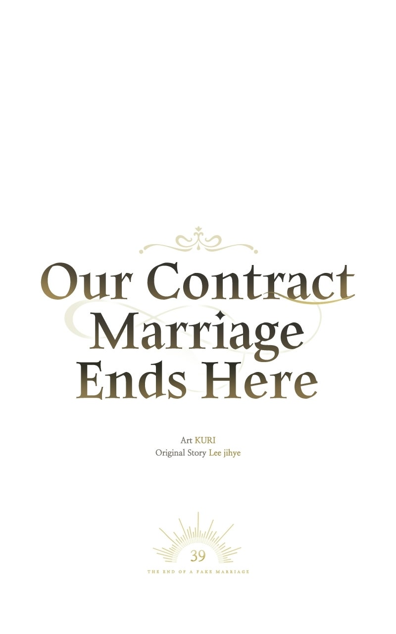 Our Contract Marriage Ends Here Episode 39 page 39 - 