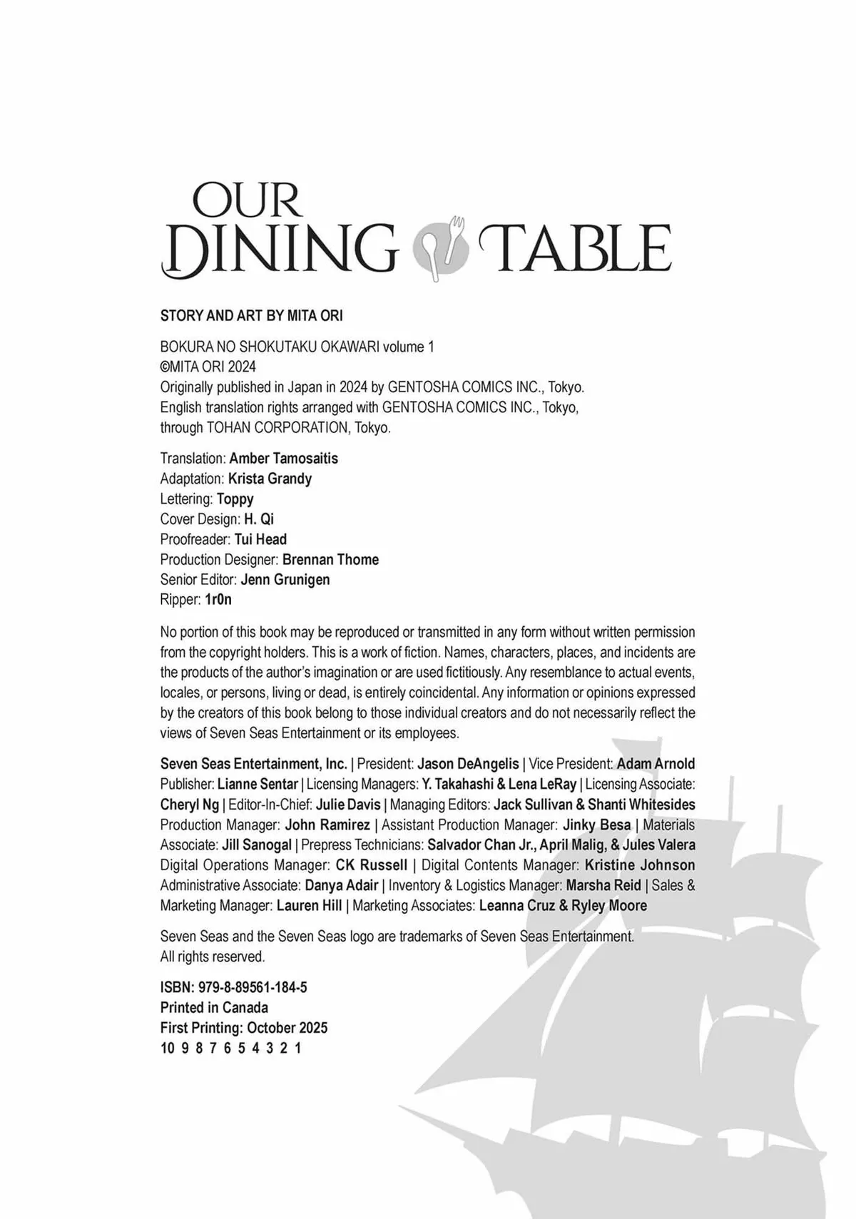 Our Dining Table: Seconds, Please! Chapter 7.5 page 8 - 