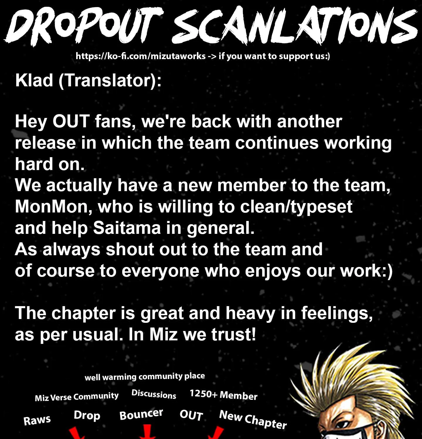 Out (Makoto Mizuta) Chapter 228 page 1 - 