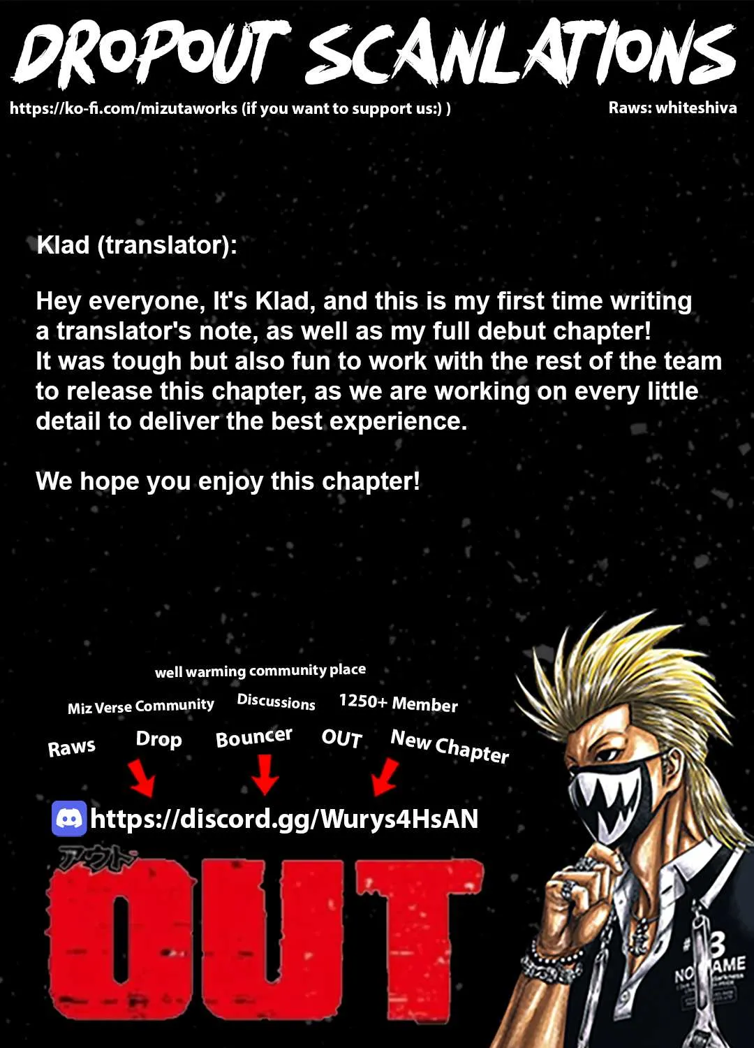 Out (Makoto Mizuta) Chapter 234 page 1 - 
