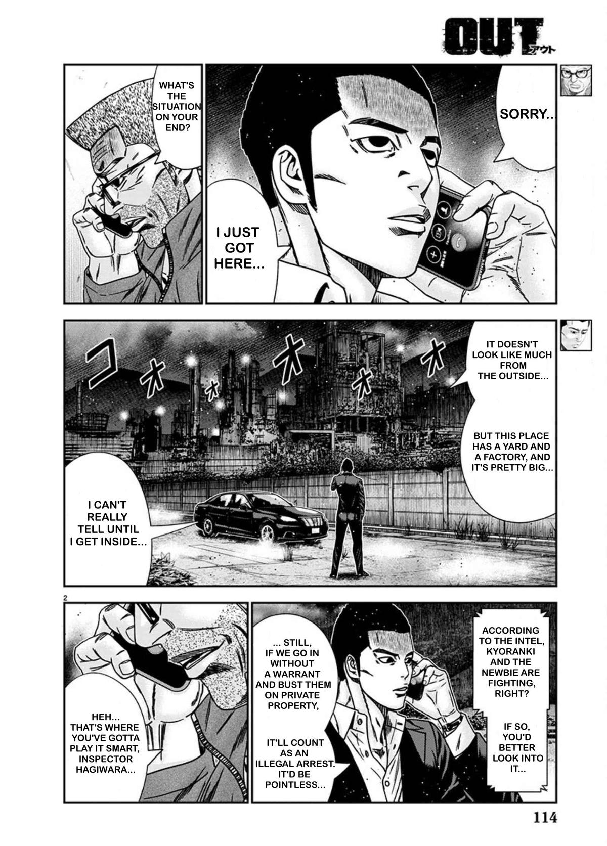 Out (MIZUTA Makoto) Chapter 240 page 2 - 