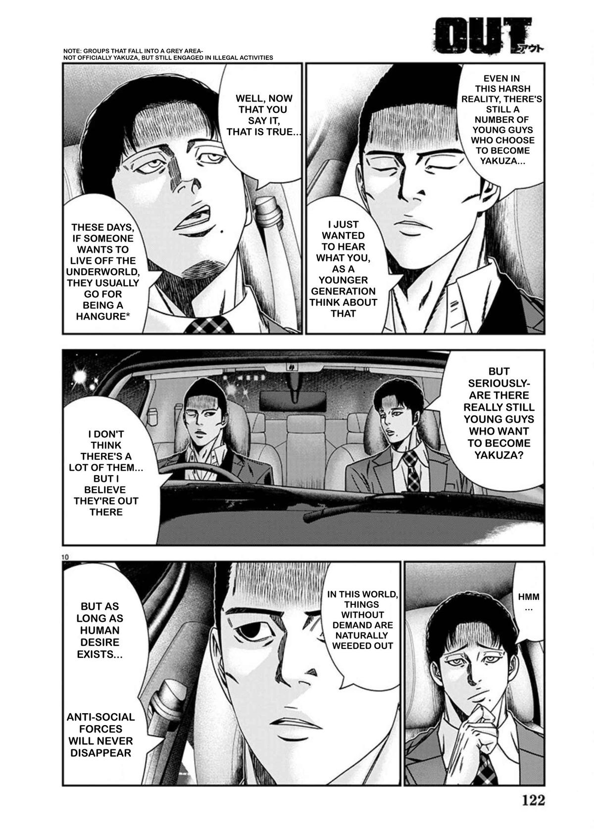 Out (MIZUTA Makoto) Chapter 240 page 10 - 