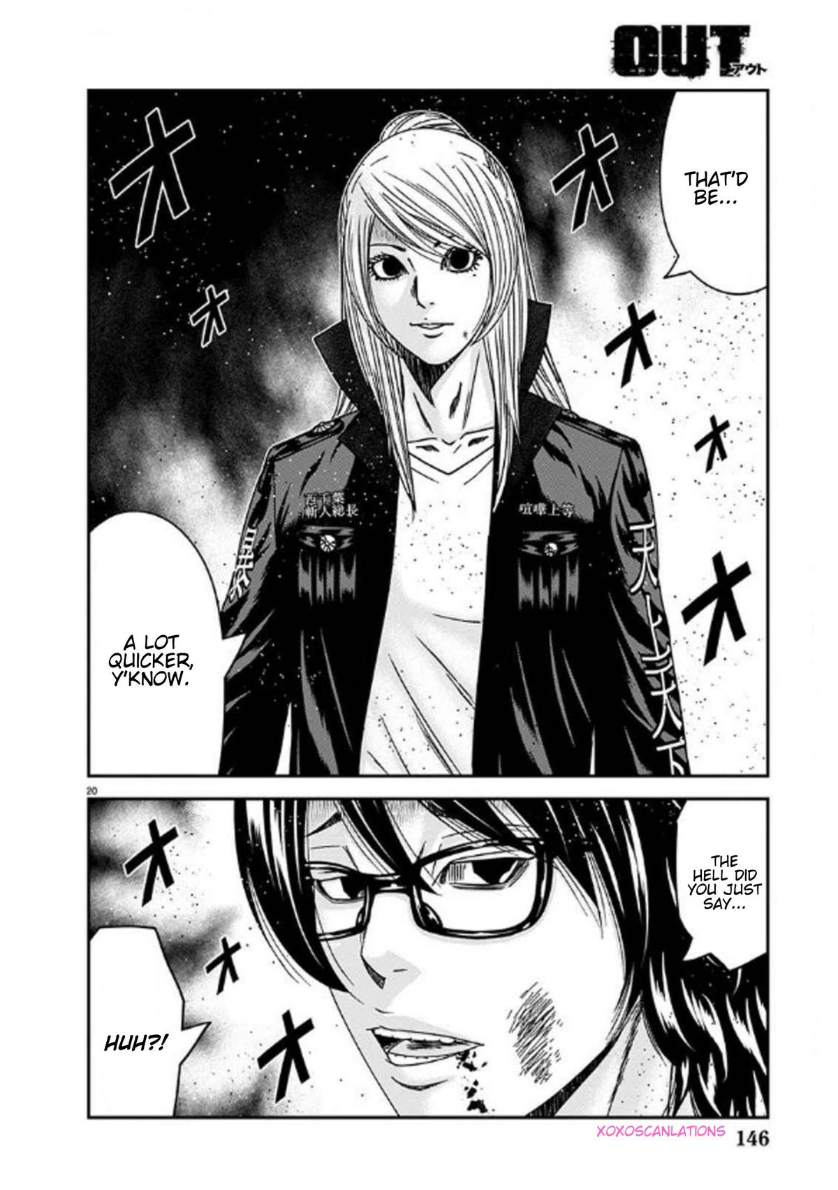 Out (MIZUTA Makoto) Chapter 254 page 20 - 