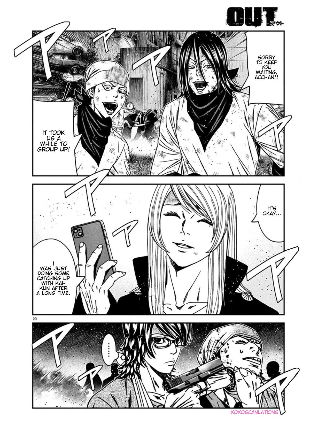 Out (MIZUTA Makoto) Chapter 255 page 20 - 