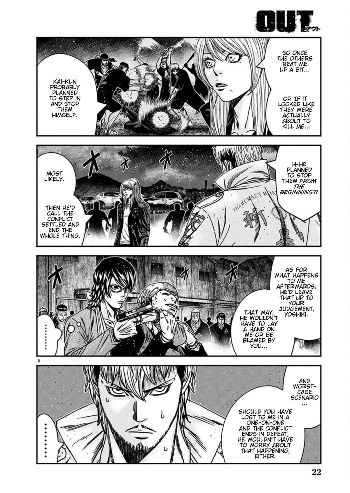 Out (MIZUTA Makoto) Chapter 255 page 8 - 