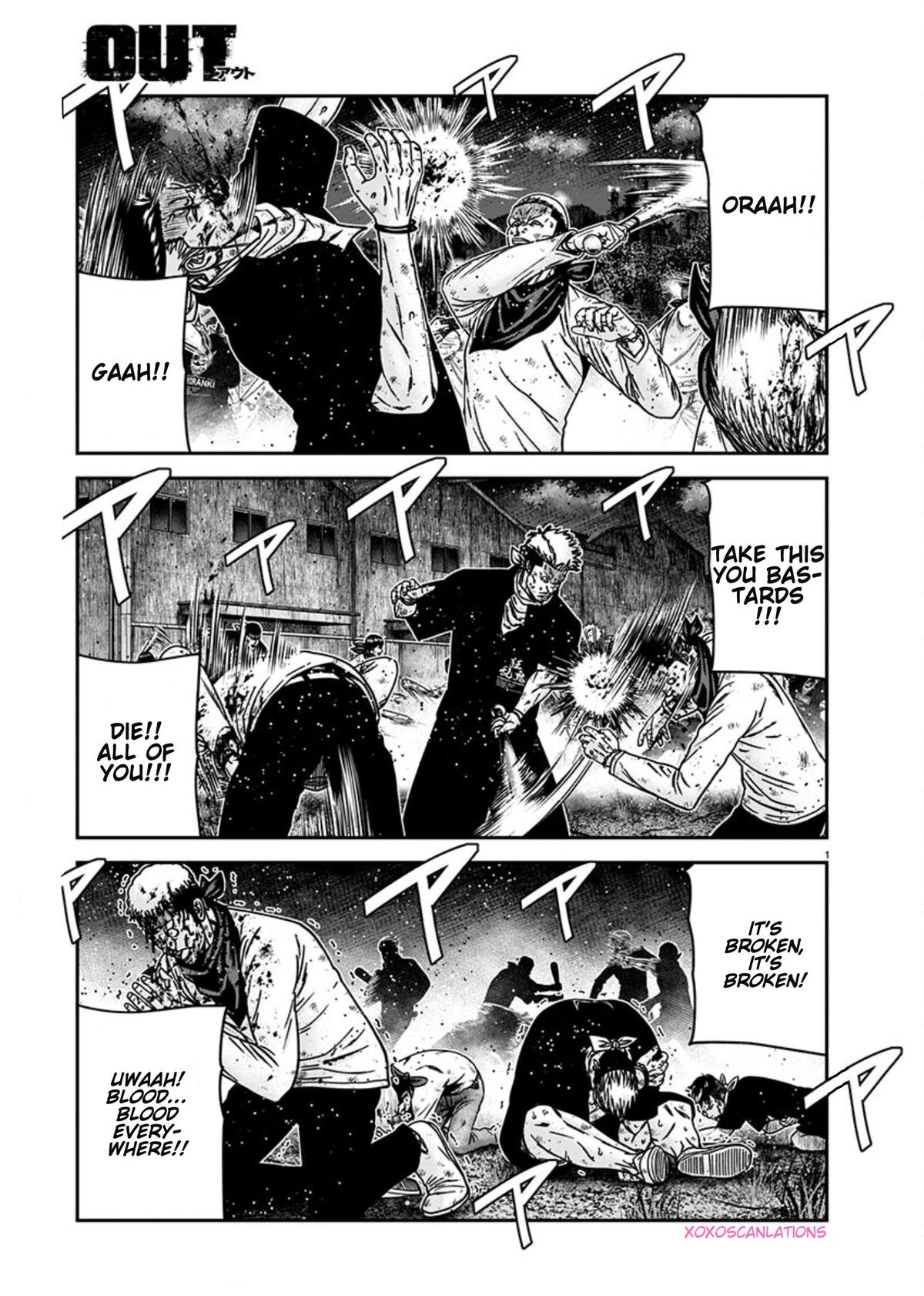 Out (MIZUTA Makoto) Chapter 256 page 1 - 