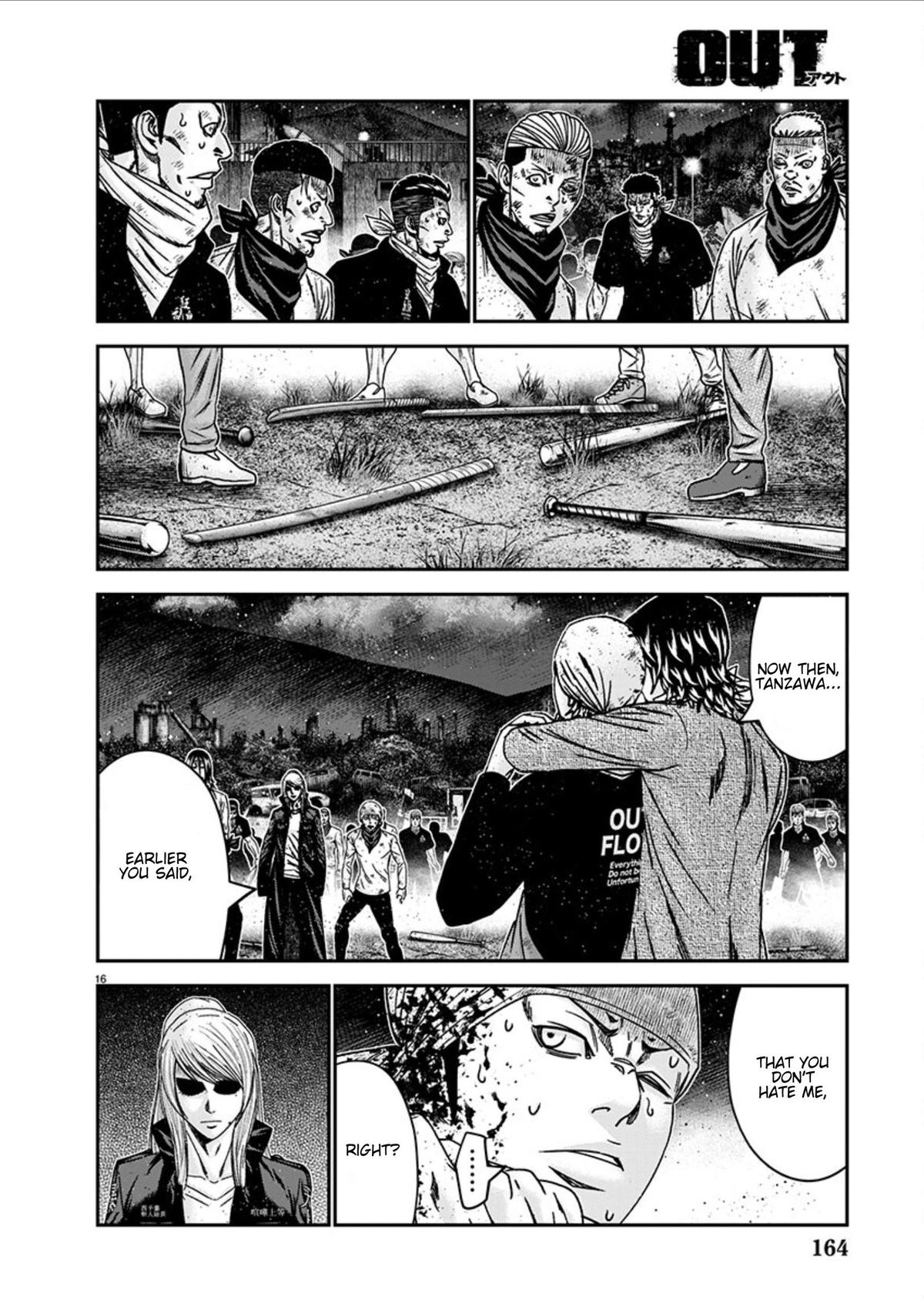 Out (MIZUTA Makoto) Chapter 256 page 16 - 