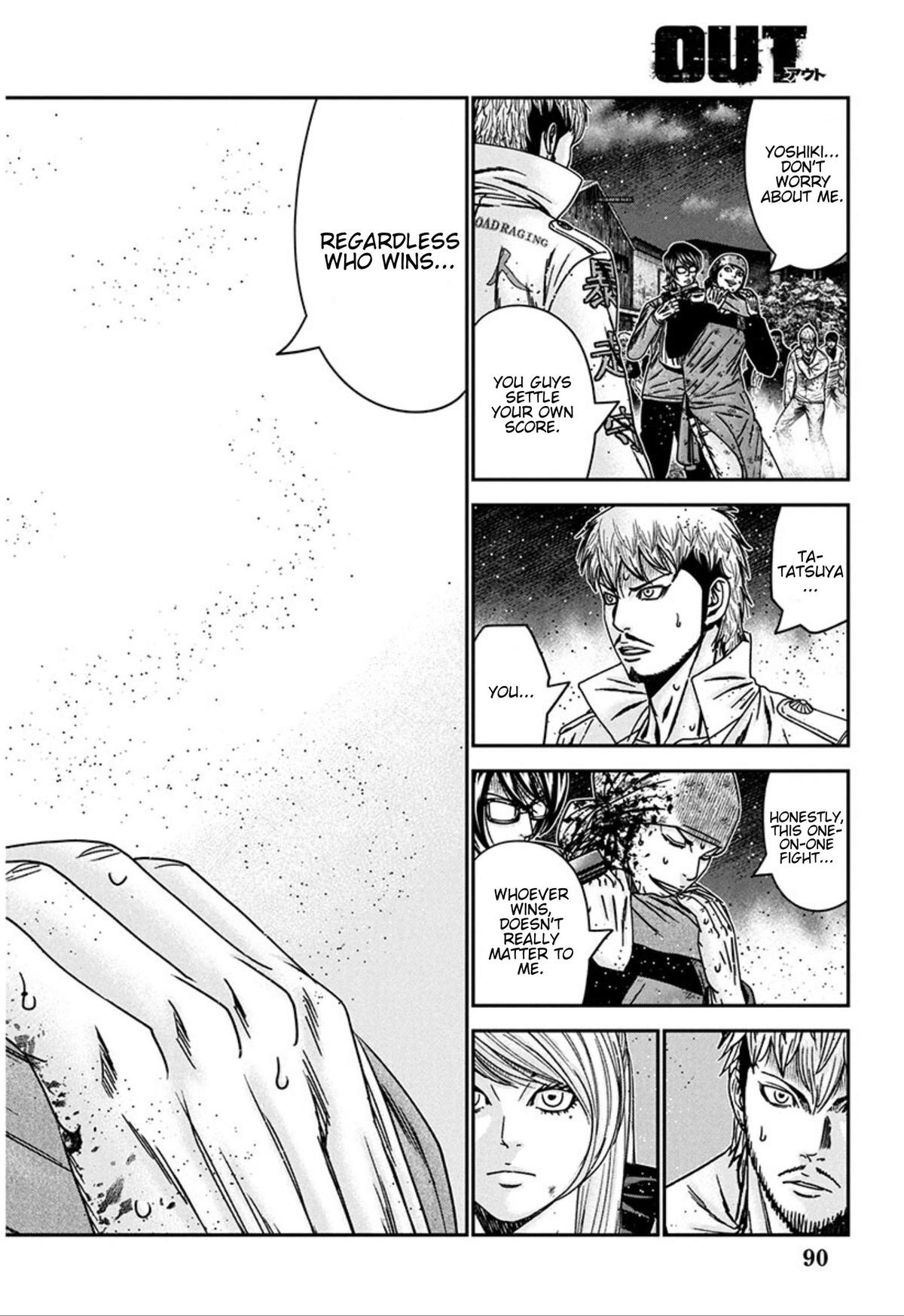 Out (MIZUTA Makoto) Chapter 257 page 12 - 