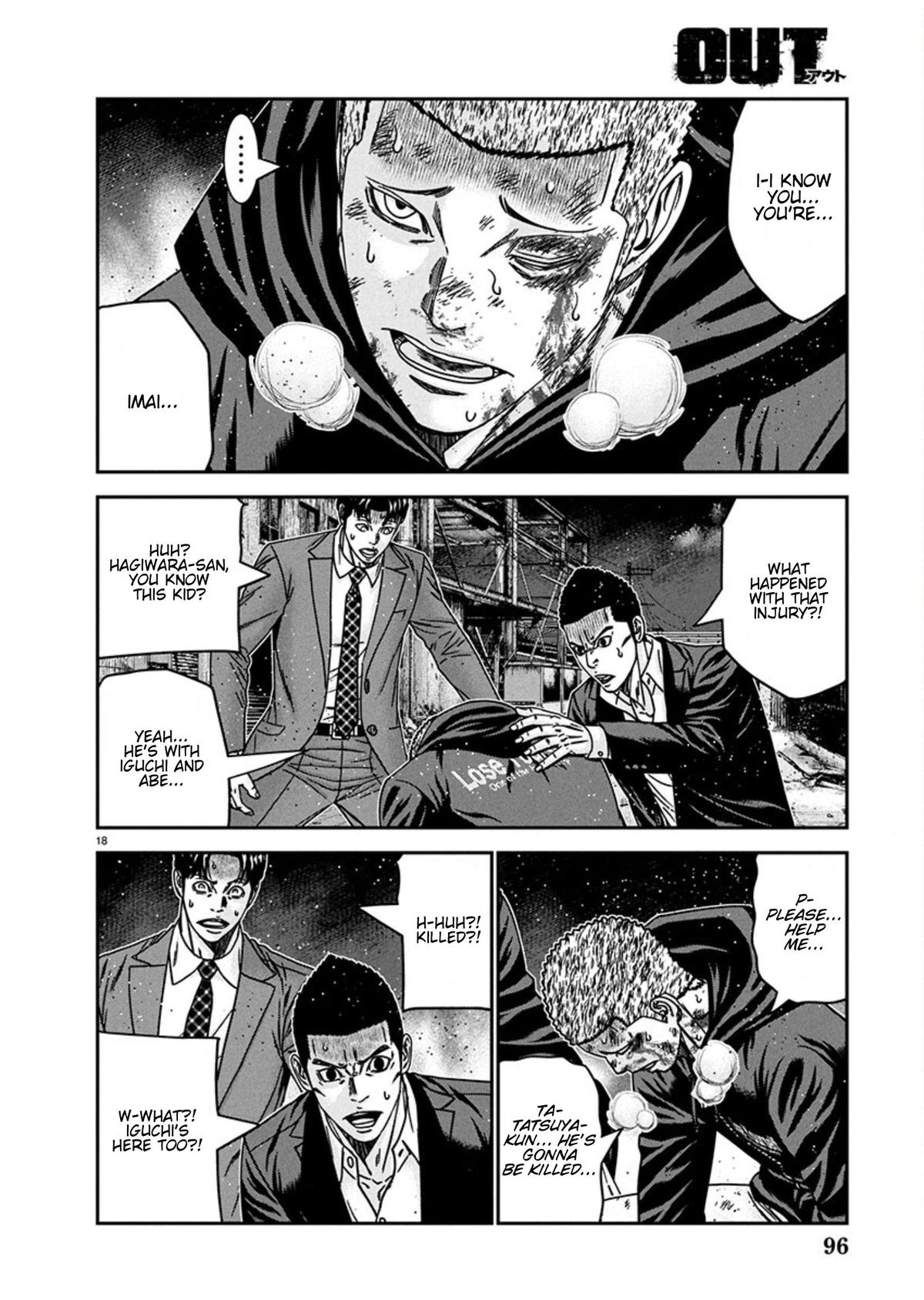 Out (MIZUTA Makoto) Chapter 257 page 18 - 