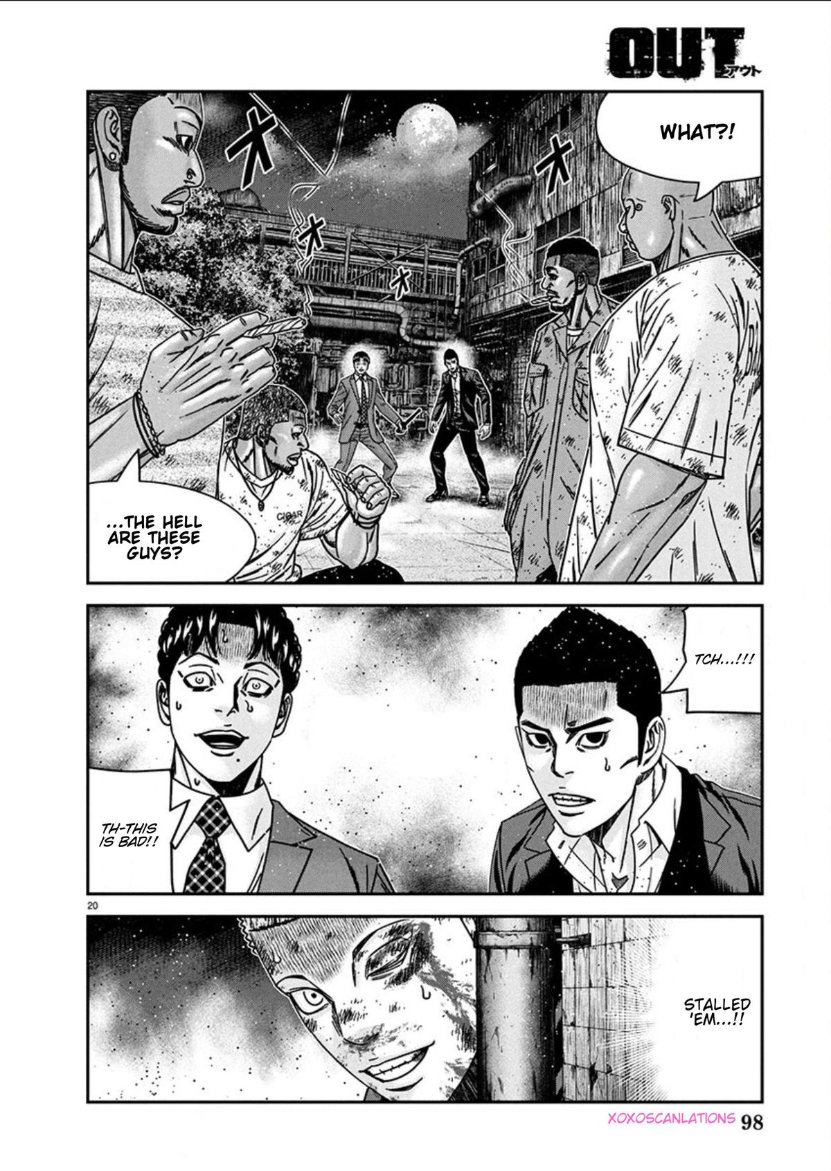 Out (MIZUTA Makoto) Chapter 257 page 20 - 