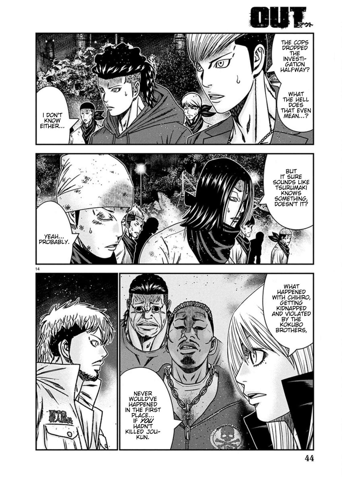 Out (MIZUTA Makoto) Chapter 261 page 14 - 