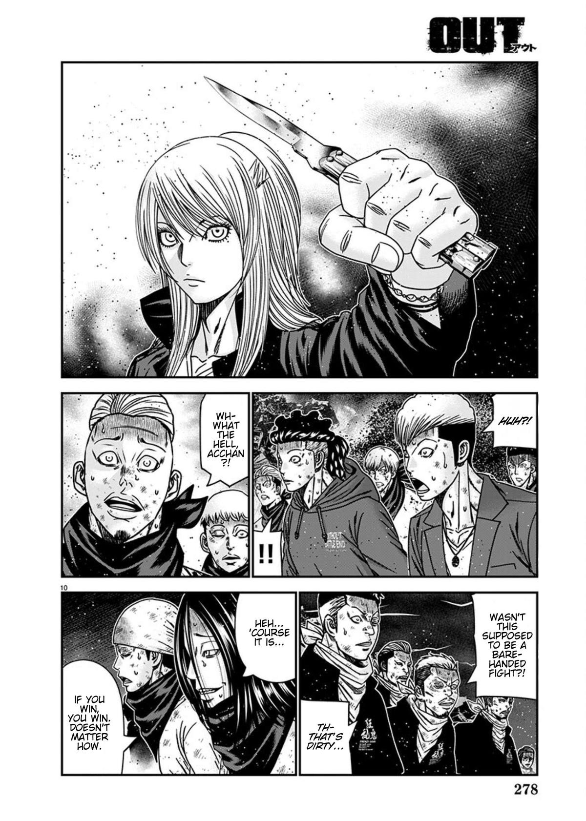 Out (MIZUTA Makoto) Chapter 262 page 9 - 