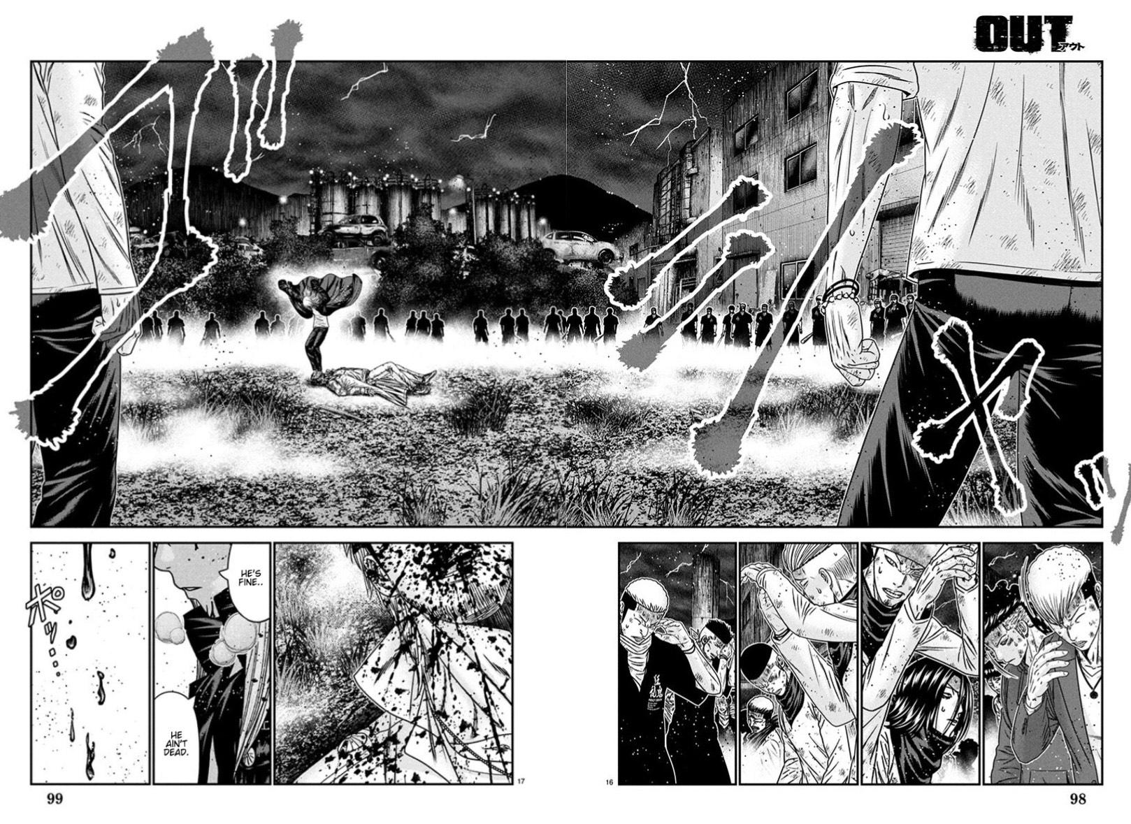 Out (MIZUTA Makoto) Chapter 265 page 13 - 