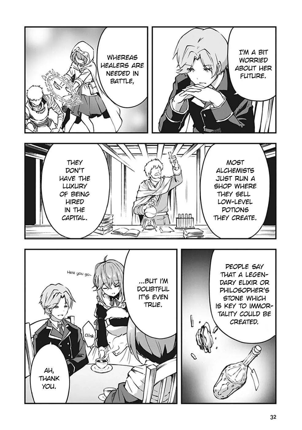 Outo no Hazure no Renkinjutsushi: Hazure Shokukyou Datta node, Nonbiri Omise Keiei Shimasu Chapter 1 page 34 - 