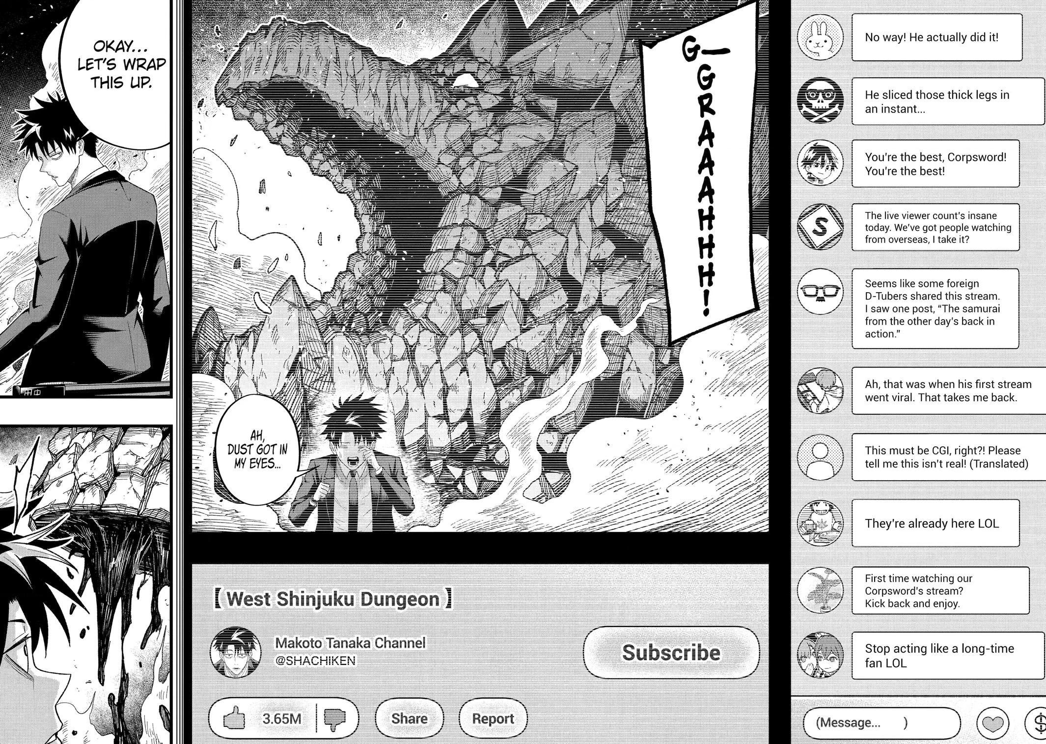 Overpowered and Underpaid: An OP Swordmaster Turns Hit Streamer Chapter 13 page 8 - 