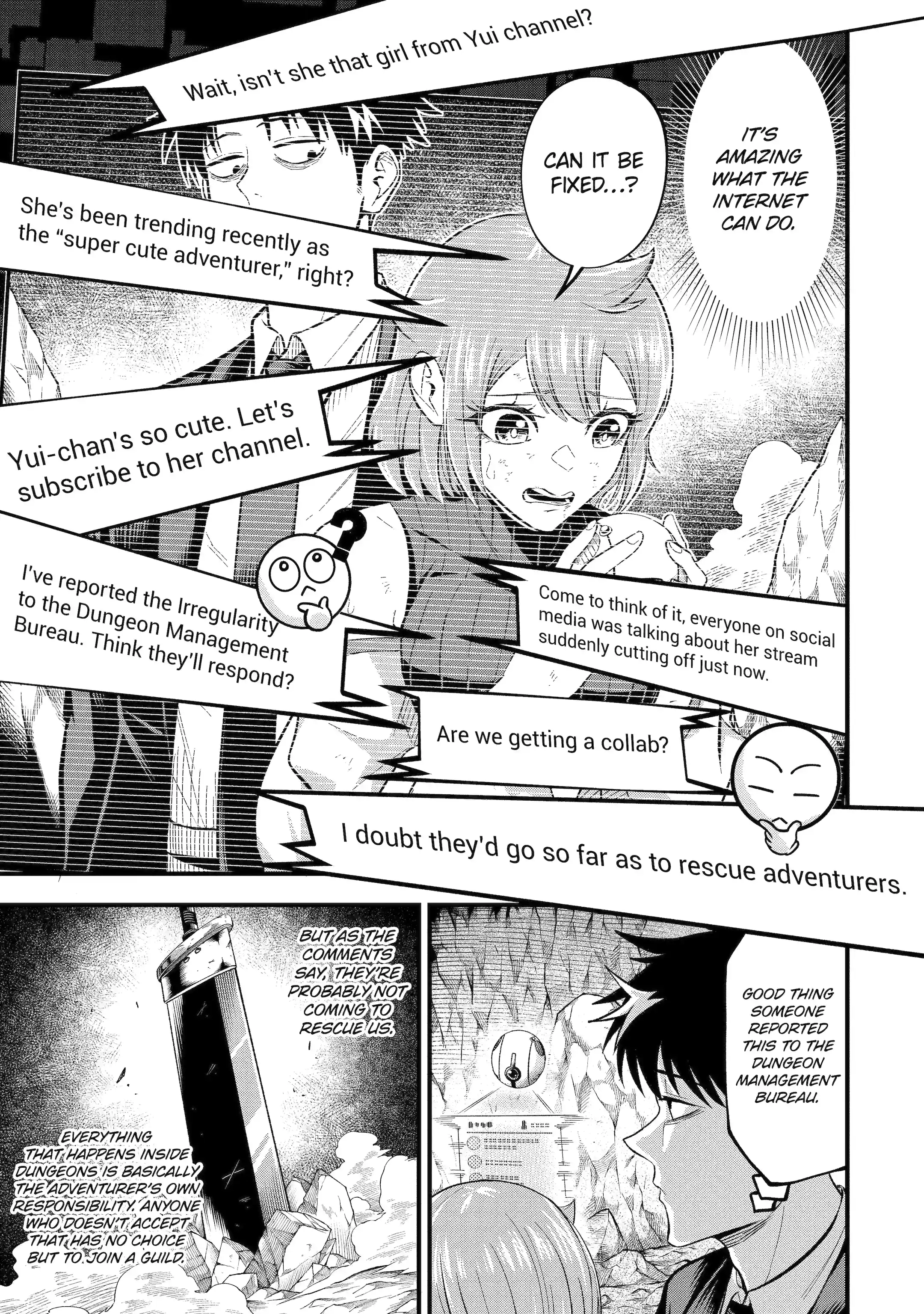 Overpowered and Underpaid: An OP Swordmaster Turns Hit Streamer Chapter 8.2 page 1 - 
