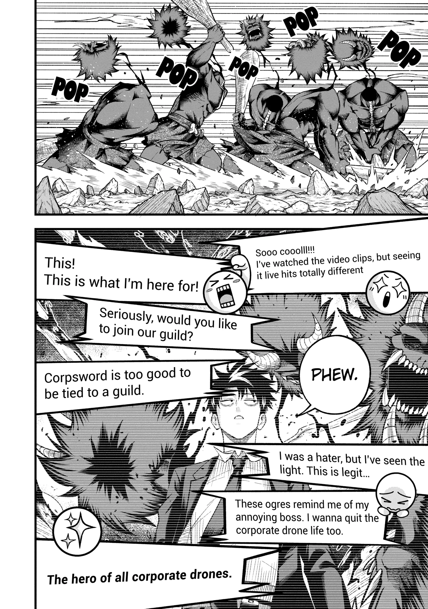 Overpowered and Underpaid: An OP Swordmaster Turns Hit Streamer Chapter 8.3 page 1 - 