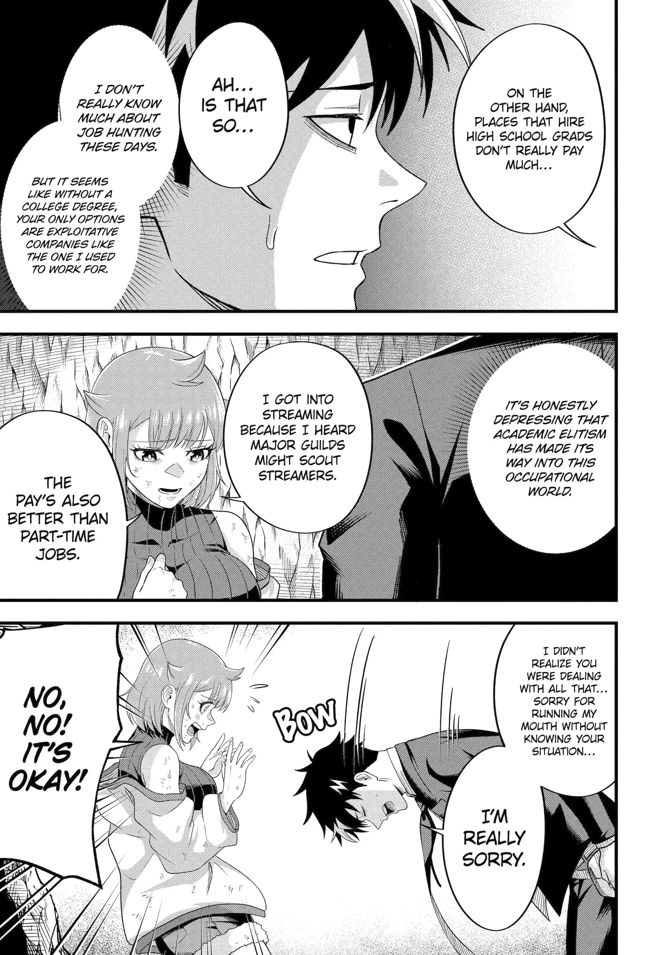 Overpowered and Underpaid: An OP Swordmaster Turns Hit Streamer Chapter 8.4 page 4 - 