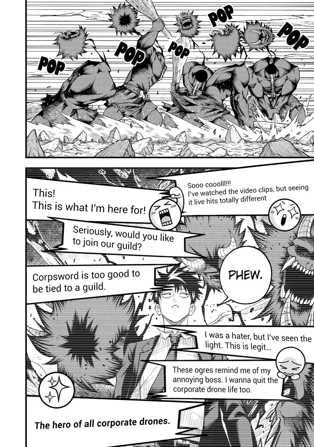 Overpowered and Underpaid: An OP Swordmaster Turns Hit Streamer Chapter 8 page 33 - 