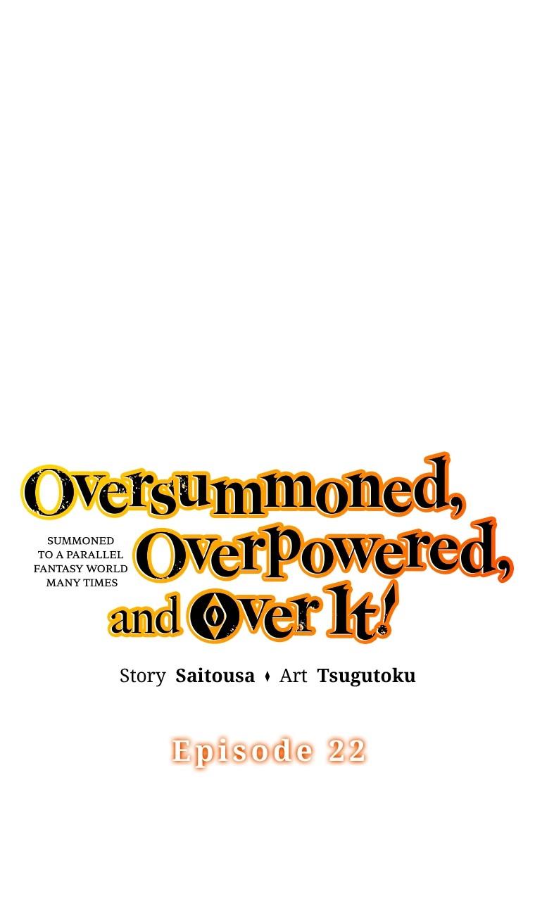 Oversummoned, Overpowered, and Over It! (Tsugutoku) Chapter 22 page 1 - 
