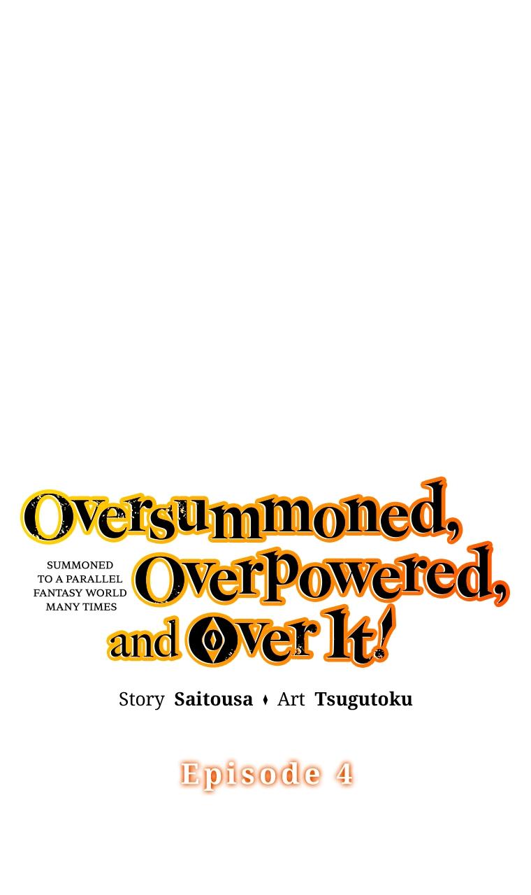 Oversummoned, Overpowered, and Over It! (Tsugutoku) Chapter 4 page 1 - 
