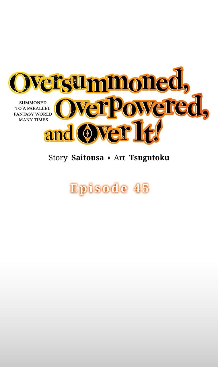 Oversummoned, Overpowered, and Over It! (Tsugutoku) Chapter 45 page 8 - 