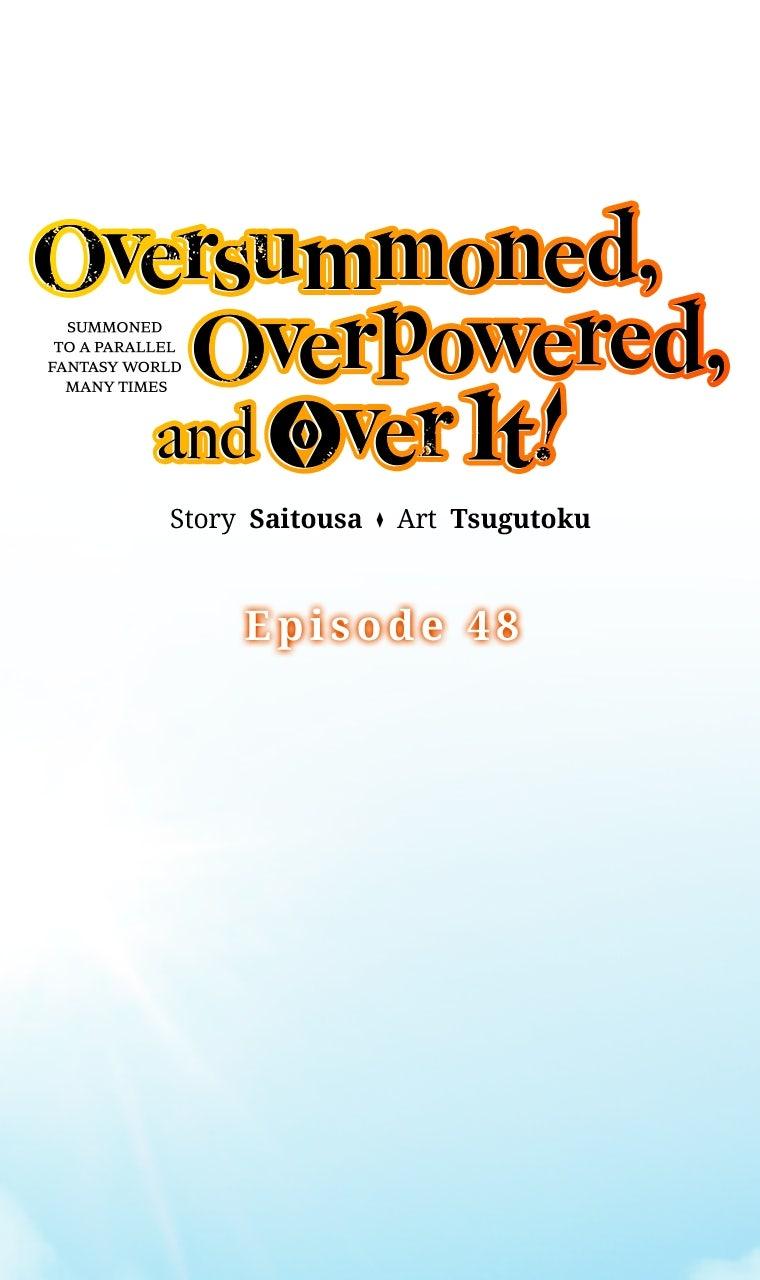Oversummoned, Overpowered, and Over It! (Tsugutoku) Chapter 48 page 1 - 
