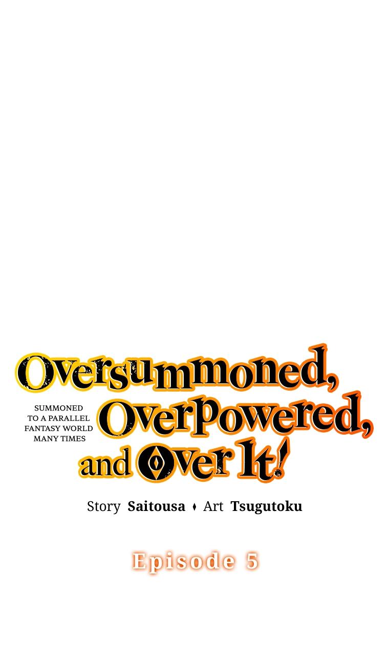 Oversummoned, Overpowered, and Over It! (Tsugutoku) Chapter 5 page 1 - 