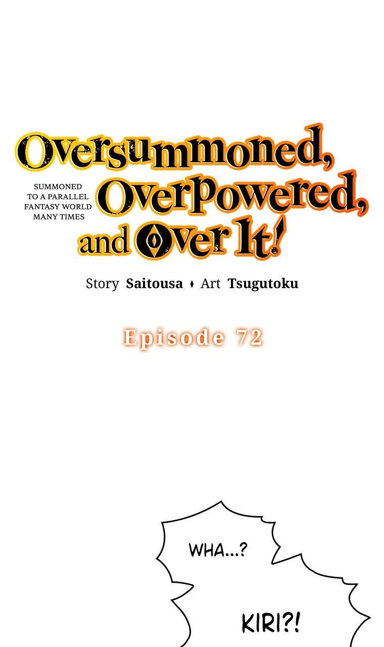 Oversummoned, Overpowered, and Over It! (Tsugutoku) Chapter 72 page 5 - 