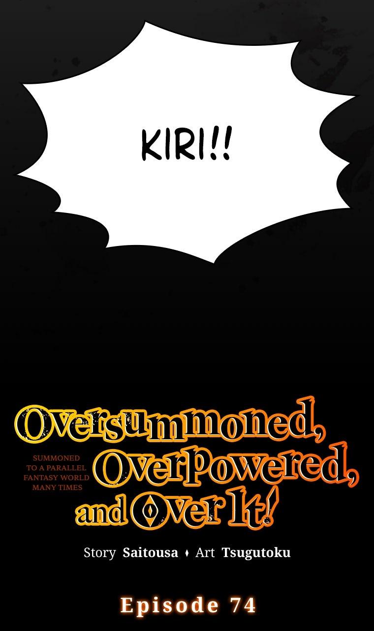 Oversummoned, Overpowered, and Over It! (Tsugutoku) Chapter 74 page 6 - 