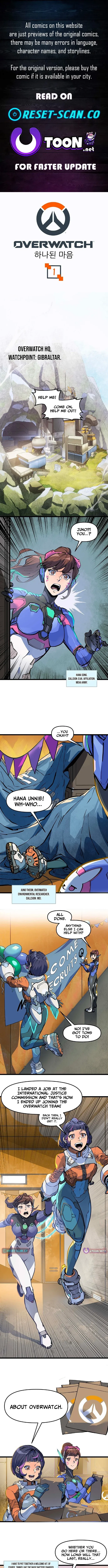 Overwatch: One Unified Heart Chapter 1 page 1 - 