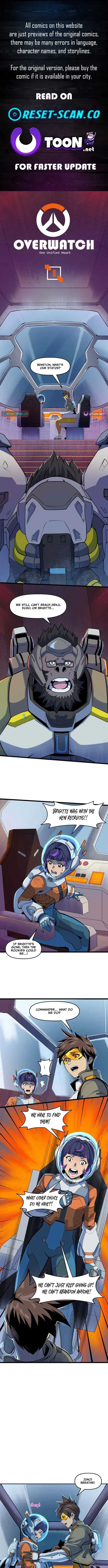 Overwatch: One Unified Heart Chapter 8 page 1 - 
