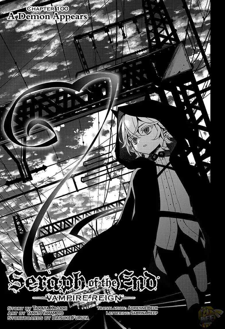 Owari no Seraph Chapter 100 page 1 - 