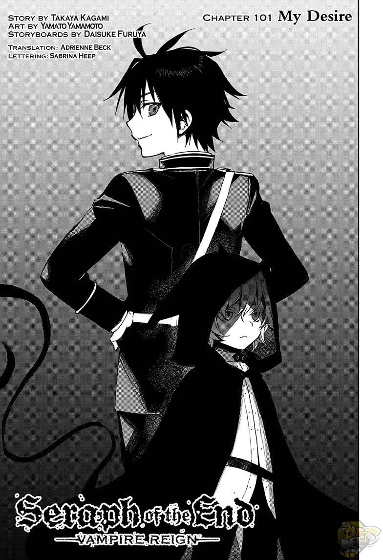 Owari no Seraph Chapter 101 page 1 - 