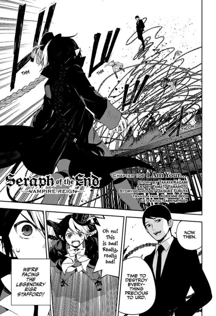 Owari no Seraph Chapter 106 page 1 - 
