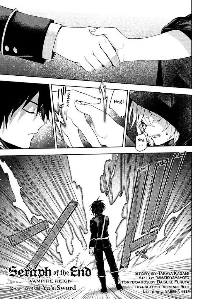 Owari no Seraph Chapter 108 page 1 - 