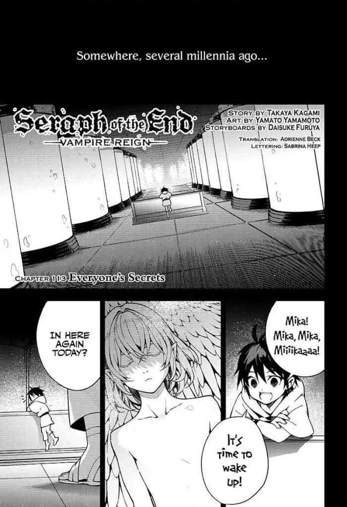 Owari no Seraph Chapter 113 page 1 - 