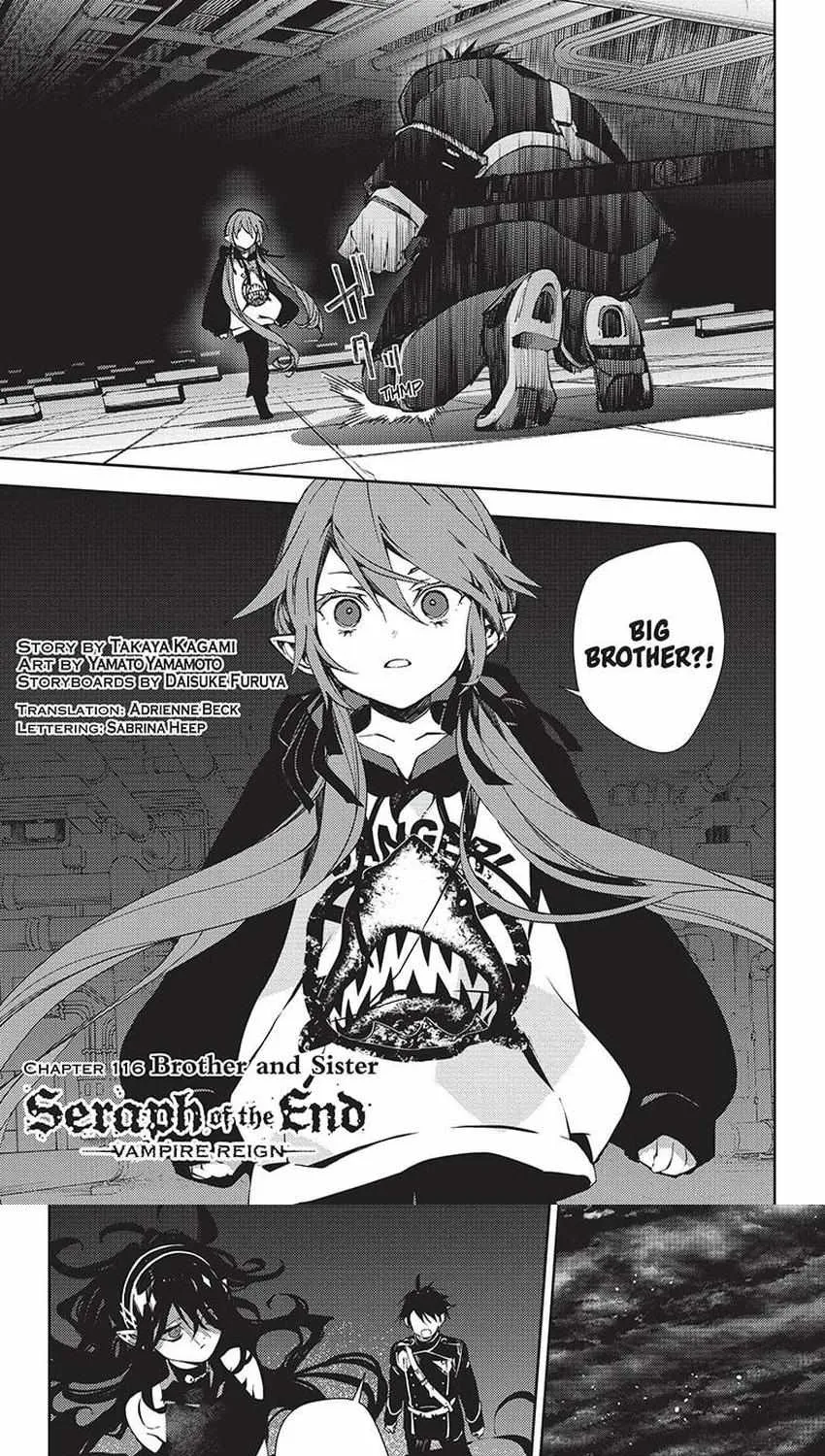 Owari no Seraph Chapter 116 page 1 - 