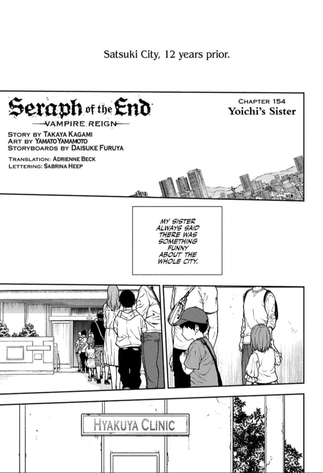 Owari no Seraph Chapter 154 page 2 - 