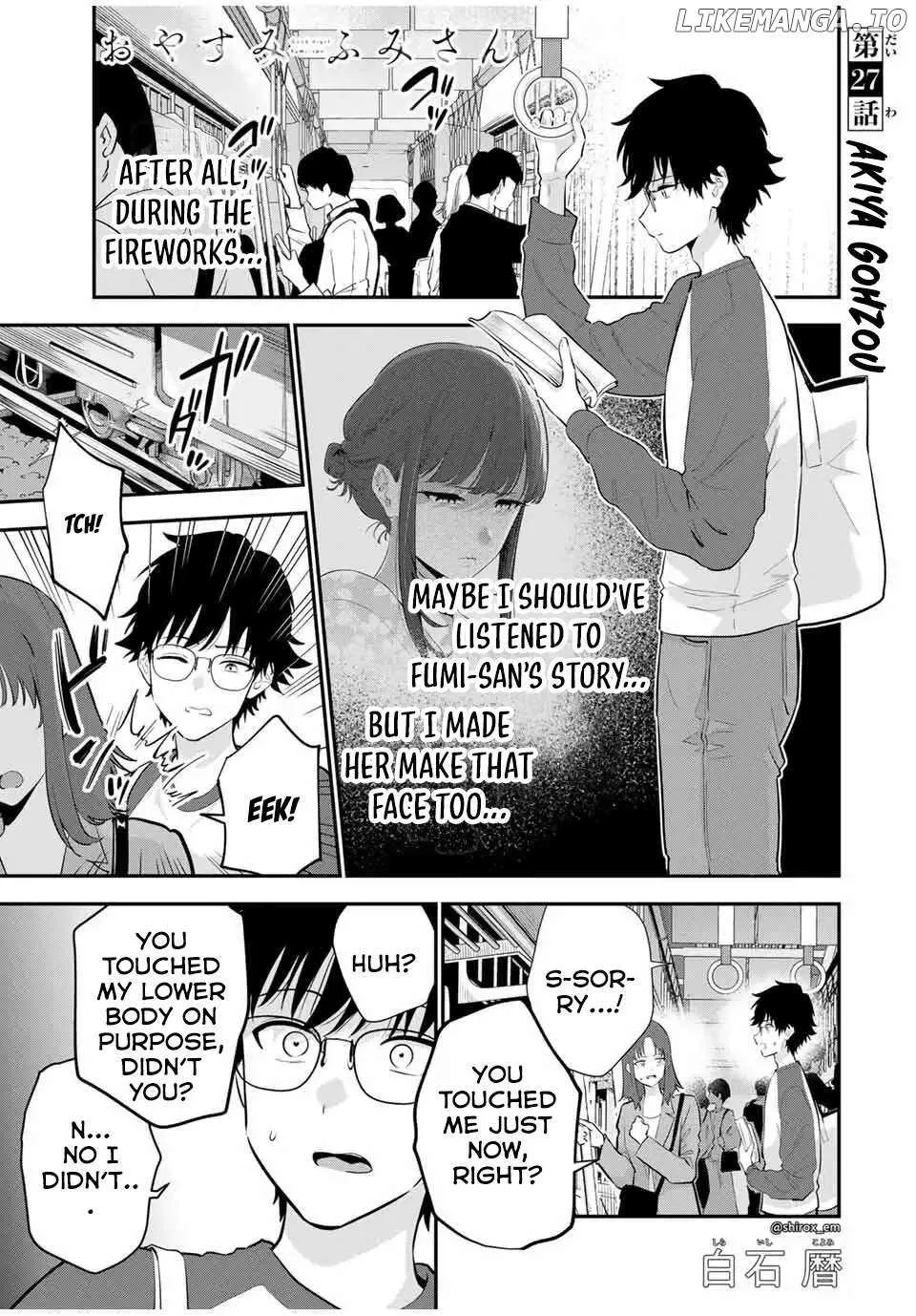 Oyasumi Fumi-San Chapter 27 page 2 - 