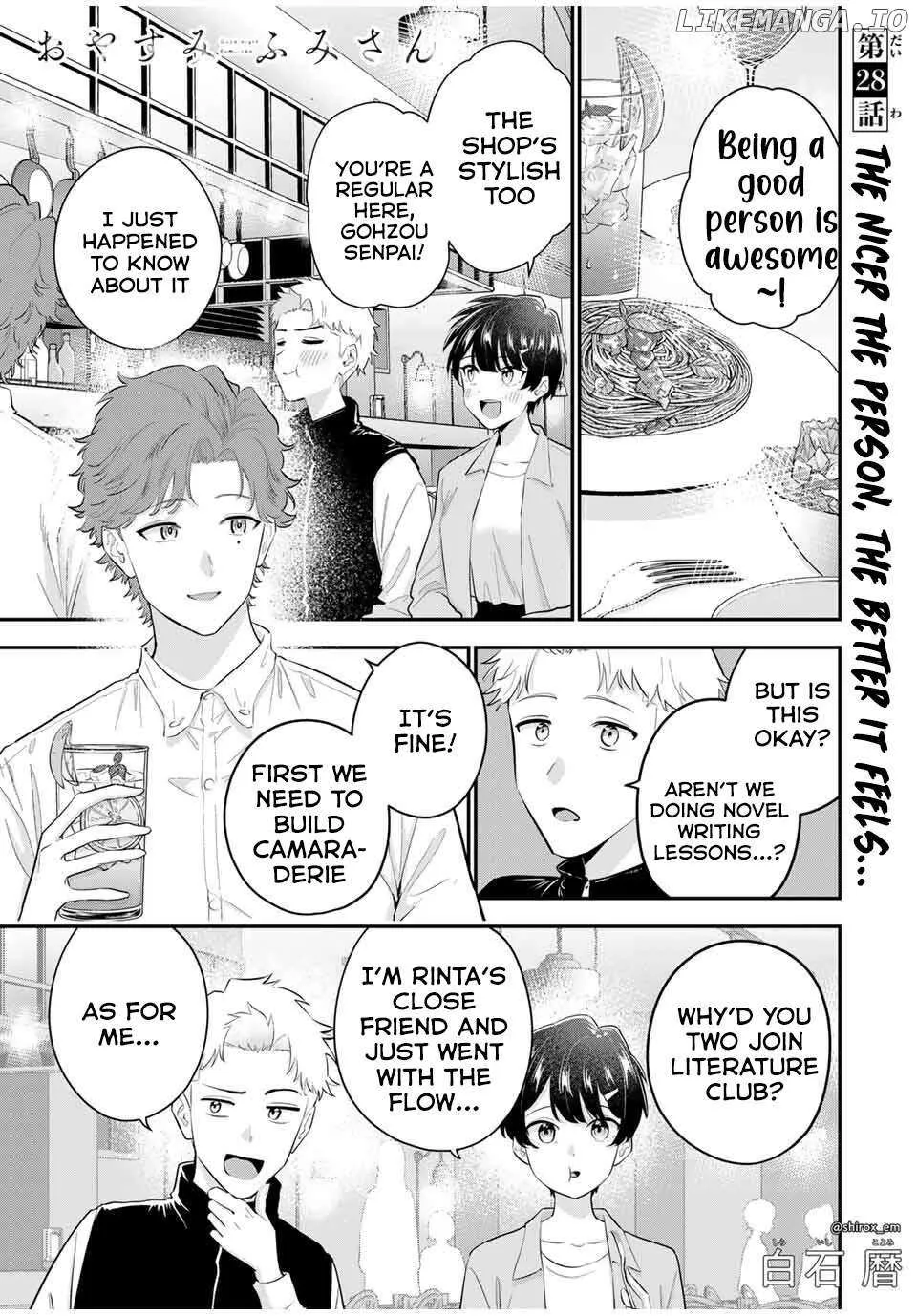 Oyasumi Fumi-San Chapter 28 page 2 - 