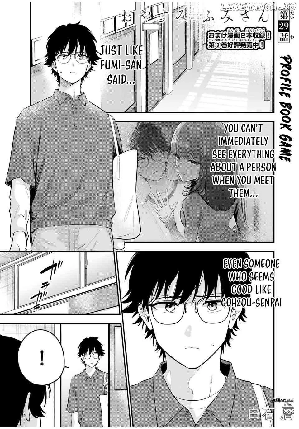 Oyasumi Fumi-San Chapter 29 page 3 - 