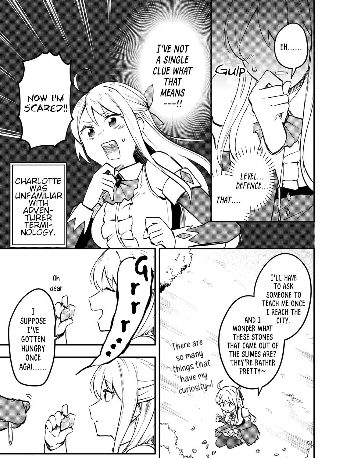 [Pakupaku desu wa] Tsuihou Sareta Ojou-sama no "Monster wo Taberu Hodo Tsuyoku Naru" Skill wa, 1-shoku de 1 Level Up Suru Zendai Mimon no Saikyou Skill Deshita. 3-nichi de Jinrui Saikyou ni Narimashita wa! Chapter 1 page 37 - 