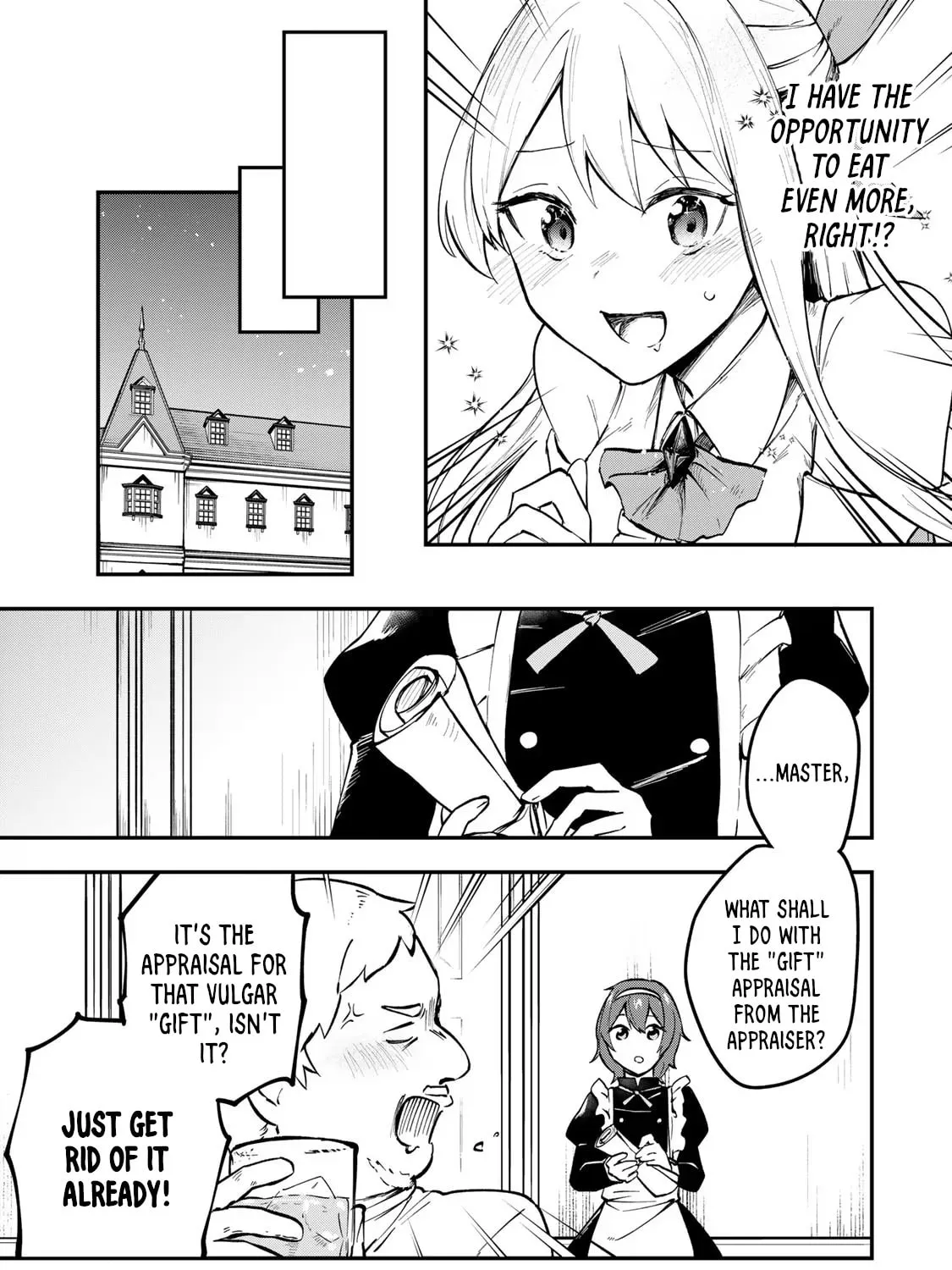 [Pakupaku desu wa] Tsuihou Sareta Ojou-sama no "Monster wo Taberu Hodo Tsuyoku Naru" Skill wa, 1-shoku de 1 Level Up Suru Zendai Mimon no Saikyou Skill Deshita. 3-nichi de Jinrui Saikyou ni Narimashita wa! Chapter 1 page 57 - 