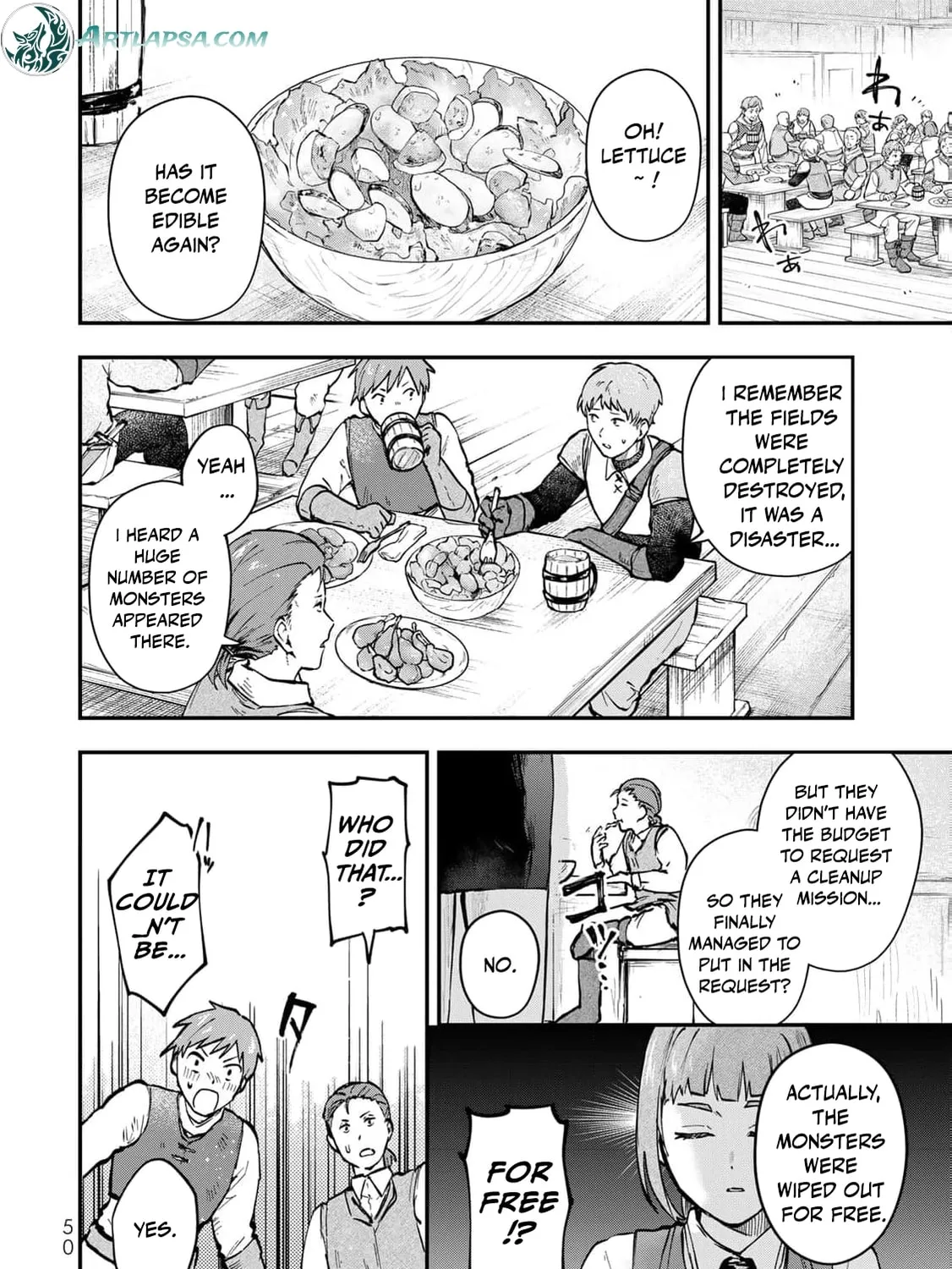 [Pakupaku desu wa] Tsuihou Sareta Ojou-sama no "Monster wo Taberu Hodo Tsuyoku Naru" Skill wa, 1-shoku de 1 Level Up Suru Zendai Mimon no Saikyou Skill Deshita. 3-nichi de Jinrui Saikyou ni Narimashita wa! Chapter 10 page 33 - 