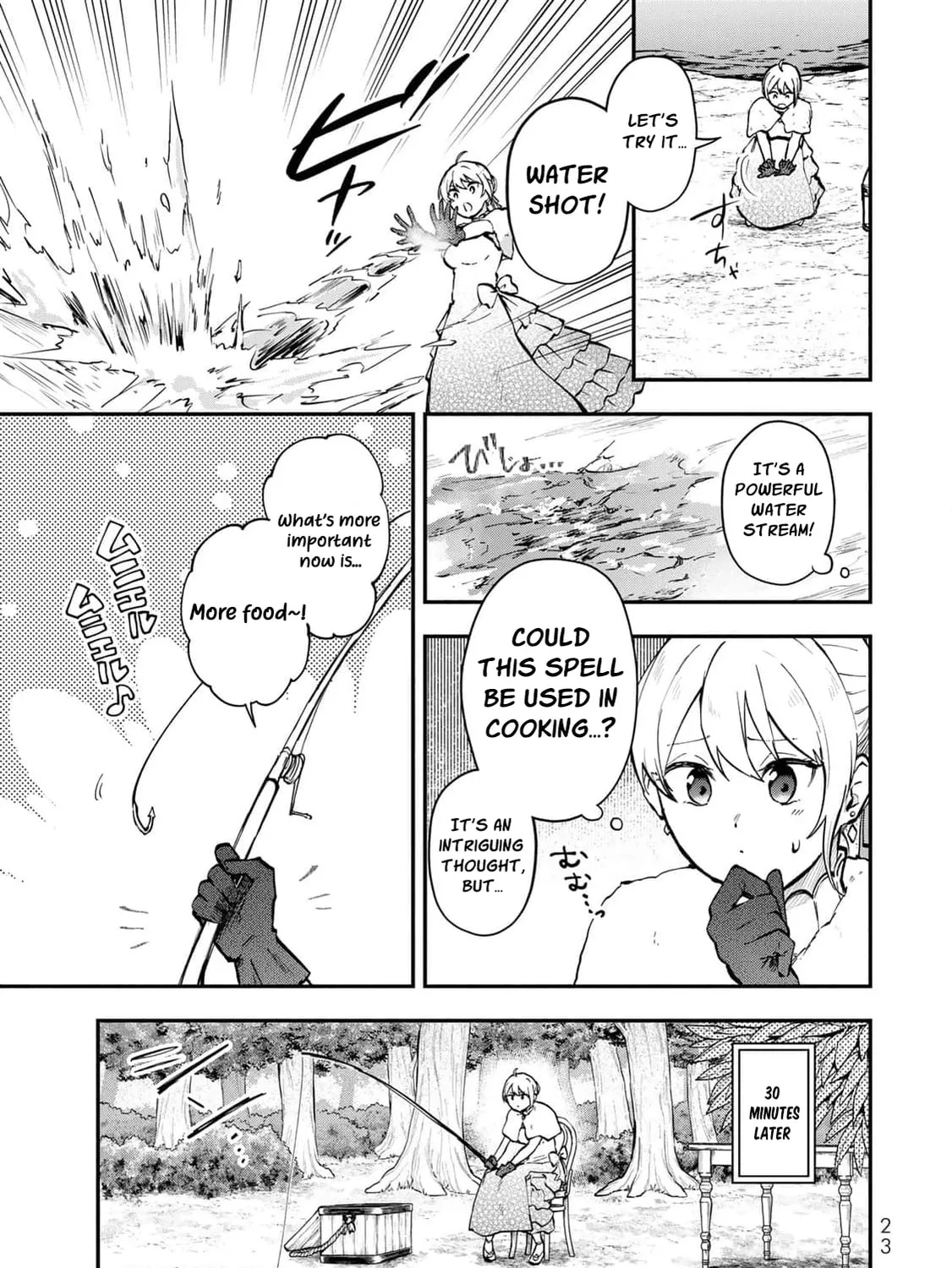 [Pakupaku desu wa] Tsuihou Sareta Ojou-sama no "Monster wo Taberu Hodo Tsuyoku Naru" Skill wa, 1-shoku de 1 Level Up Suru Zendai Mimon no Saikyou Skill Deshita. 3-nichi de Jinrui Saikyou ni Narimashita wa! Chapter 13 page 49 - 