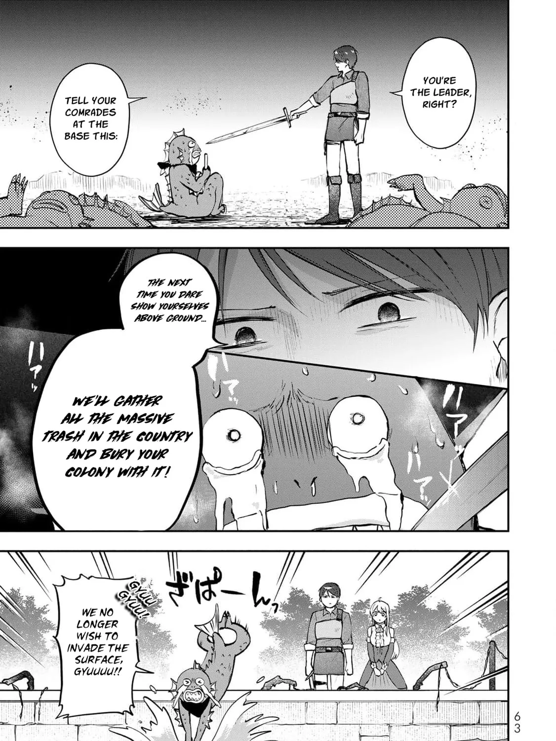 [Pakupaku desu wa] Tsuihou Sareta Ojou-sama no "Monster wo Taberu Hodo Tsuyoku Naru" Skill wa, 1-shoku de 1 Level Up Suru Zendai Mimon no Saikyou Skill Deshita. 3-nichi de Jinrui Saikyou ni Narimashita wa! Chapter 18 page 55 - 